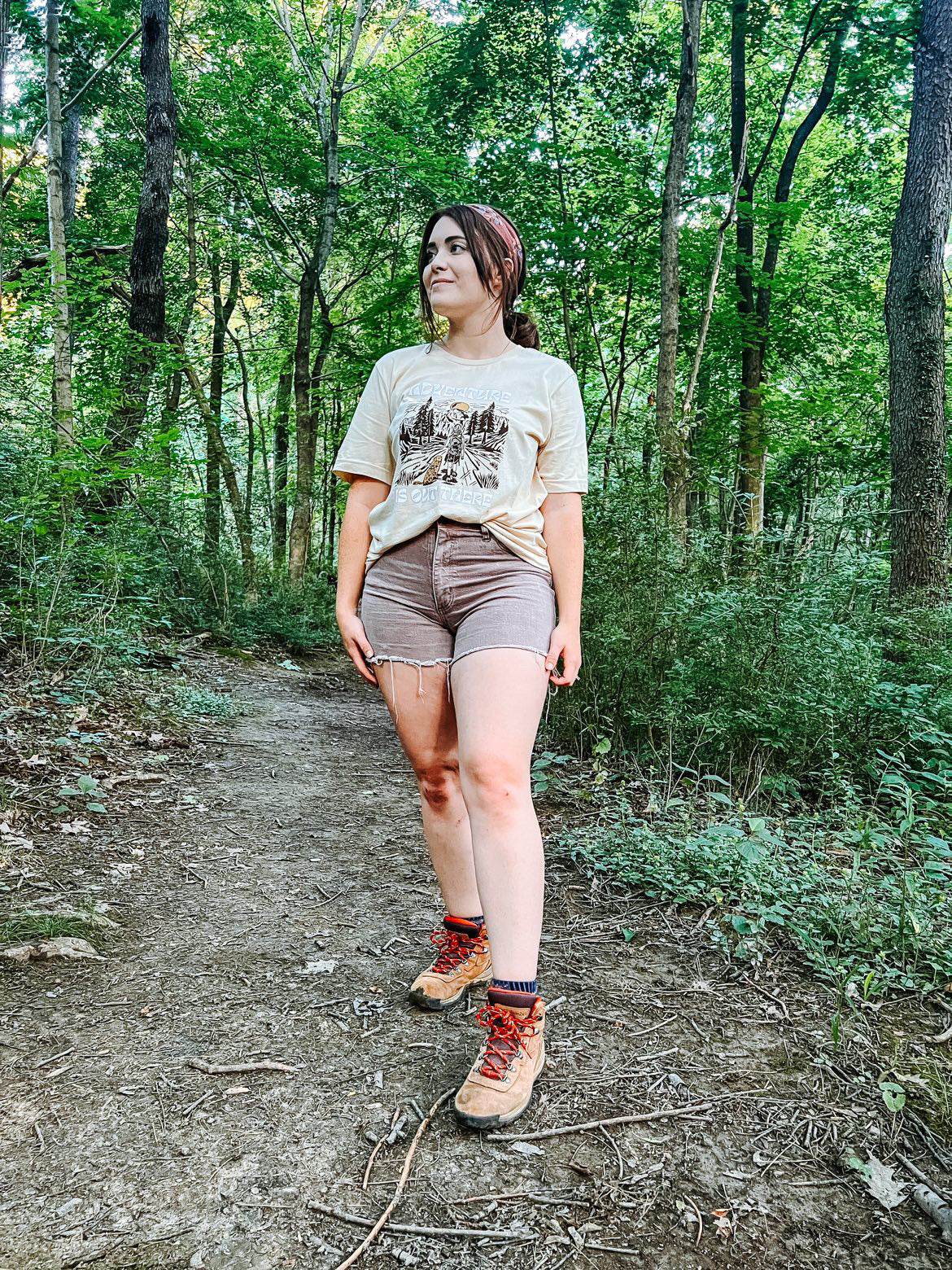 adventure is out there graphic tee