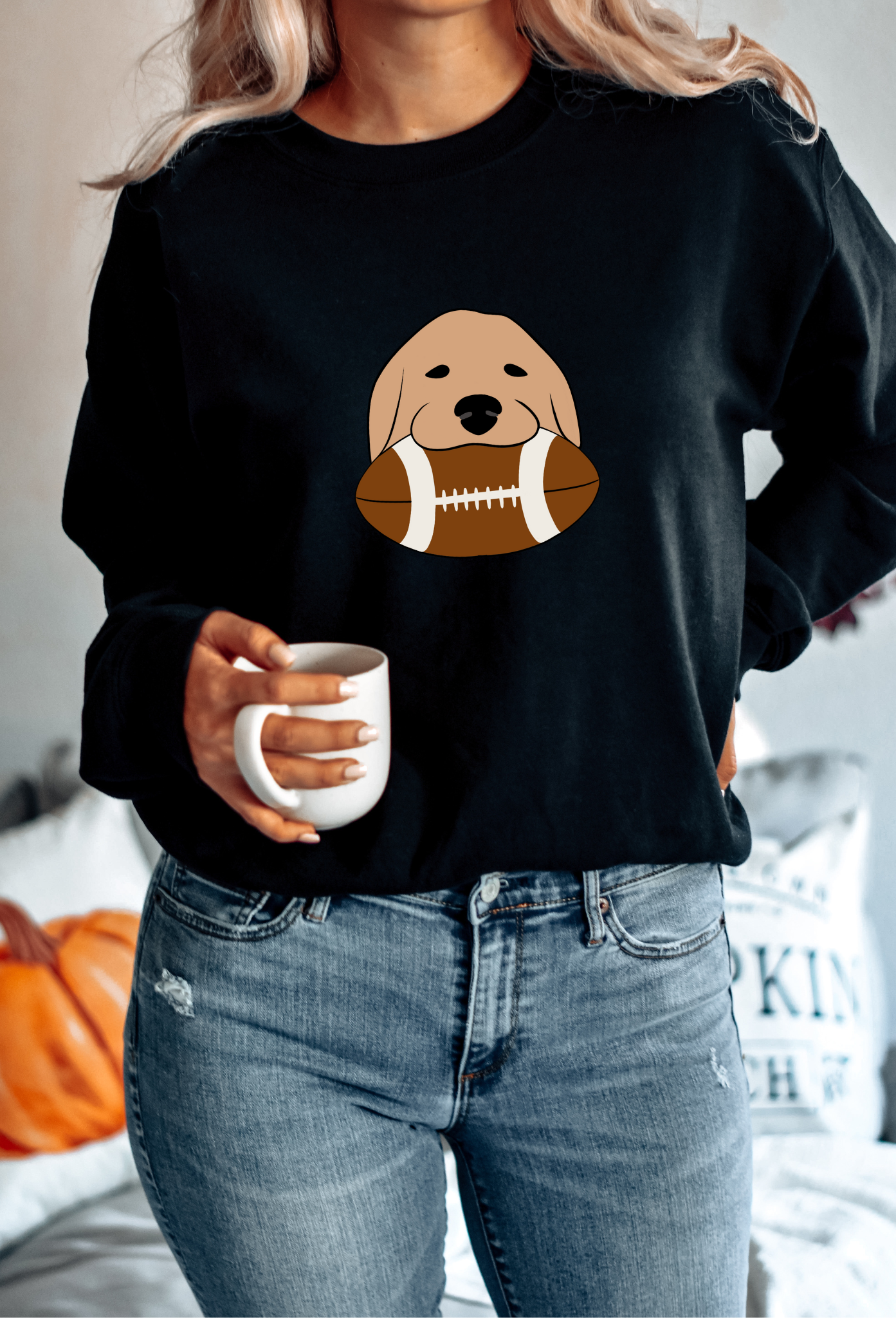 golden receiver crewneck